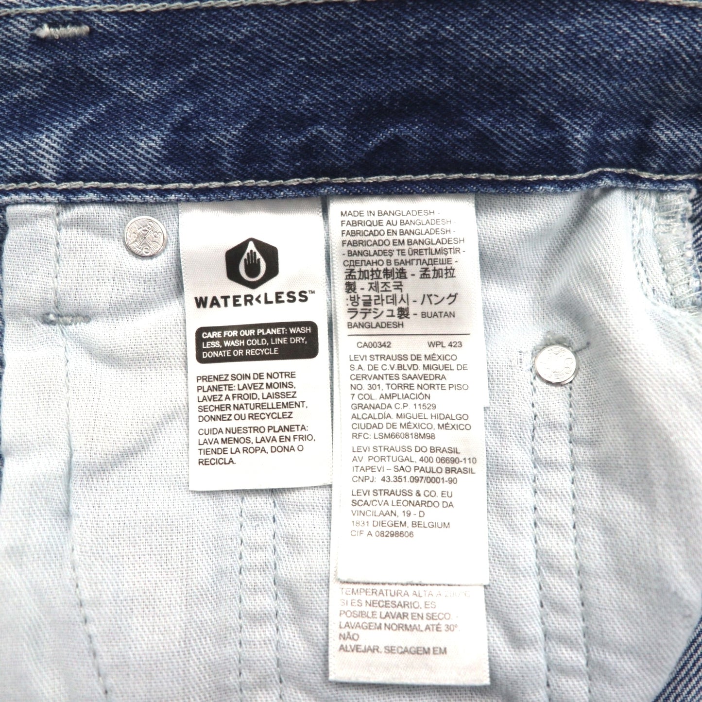 Levi's シルバータブ SILVER TAB ルーズフィット バギー テーパード デニムパンツ ジーンズ M LOOSE インディゴ ブルー ミディアム A3421-0001