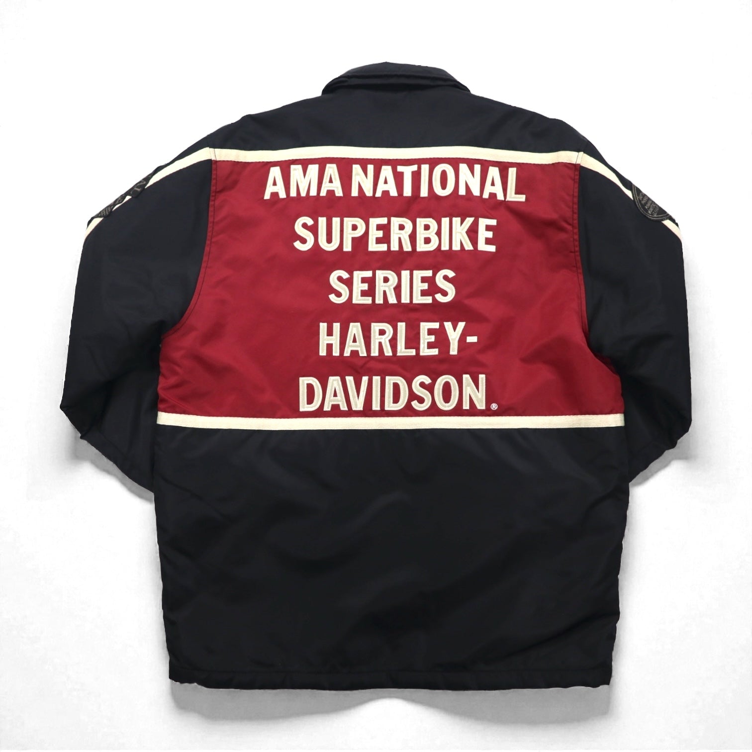 HARLEY DAVIDSON 00年代 レーシングジャケット ナイロン 中綿 コーチ