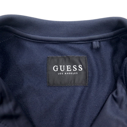 GUESS トラックジャケット ジャージ M ネイビー レッド サイドライン ORSON COLOR M92Q32K8GT0