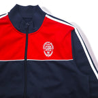 GUESS Track Jacket Jersey M Navy Red Sideline ORSON COLOR M92Q32K8GT0