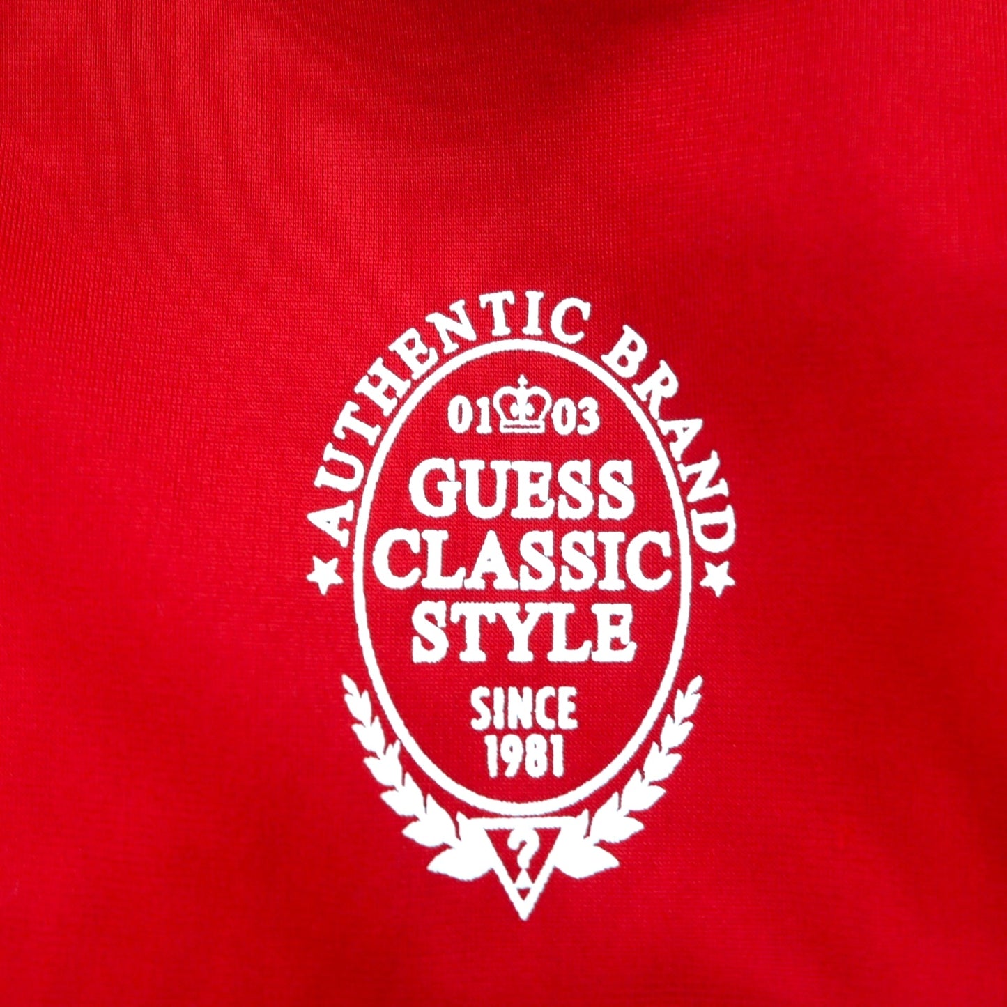 GUESS トラックジャケット ジャージ M ネイビー レッド サイドライン ORSON COLOR M92Q32K8GT0