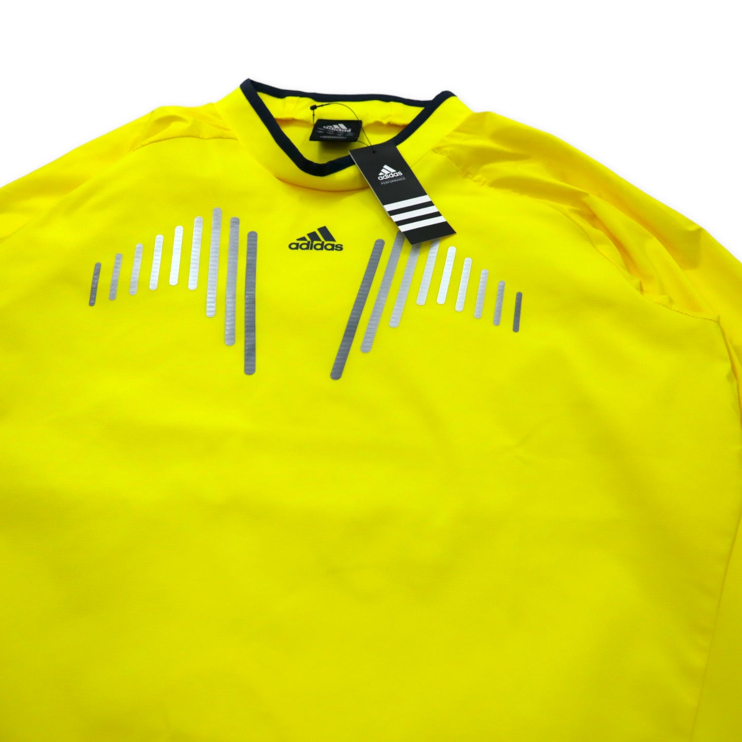 Adidas Pistopperover Windbreaker XO Yellow Polyester 3 Striped Size Z55291  Unused