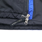 Columbia マウンテンパーカー XL ブルー ブラック ナイロン ダブルジップ ドローコード スリランカ製