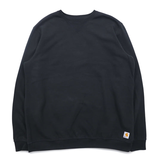 Carhartt クルーネック スウェット XL ブラック MIDWEIGHT CREWNECK SWEATSHIRT K124 メキシコ製