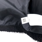 adidas Originals ビッグトレフォイル シェルパ フリースジャケット 2XO ブラック ポリエステル U SHERPA JACKET BIG TRF HC0325