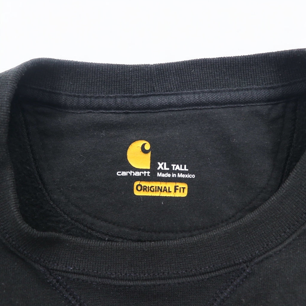 Carhartt Crewneck Sweatshirt XL Black MIDWEIGHT CREWNECK SWEATSHIRT K124 Made in Mexico