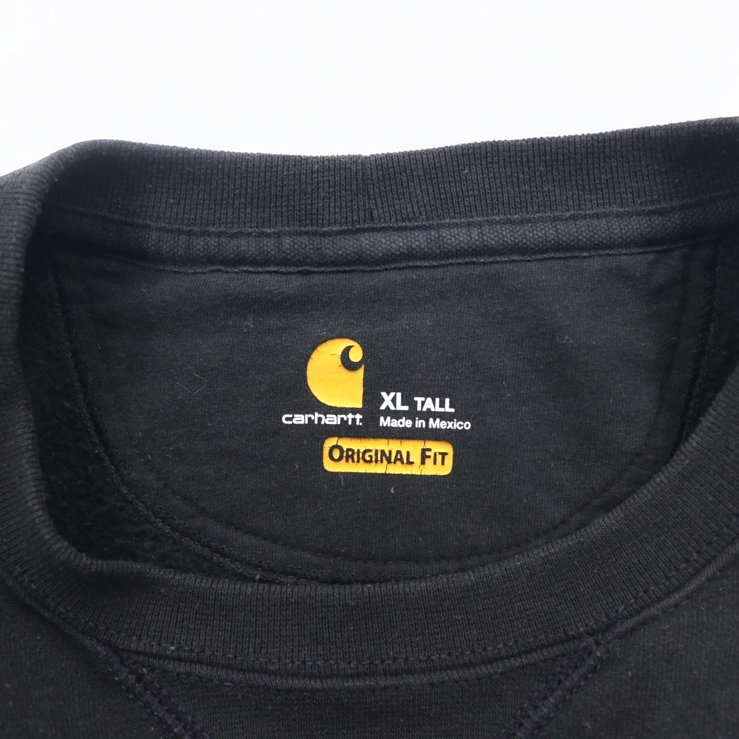 Carhartt クルーネック スウェット XL ブラック MIDWEIGHT CREWNECK SWEATSHIRT K124 メキシコ製