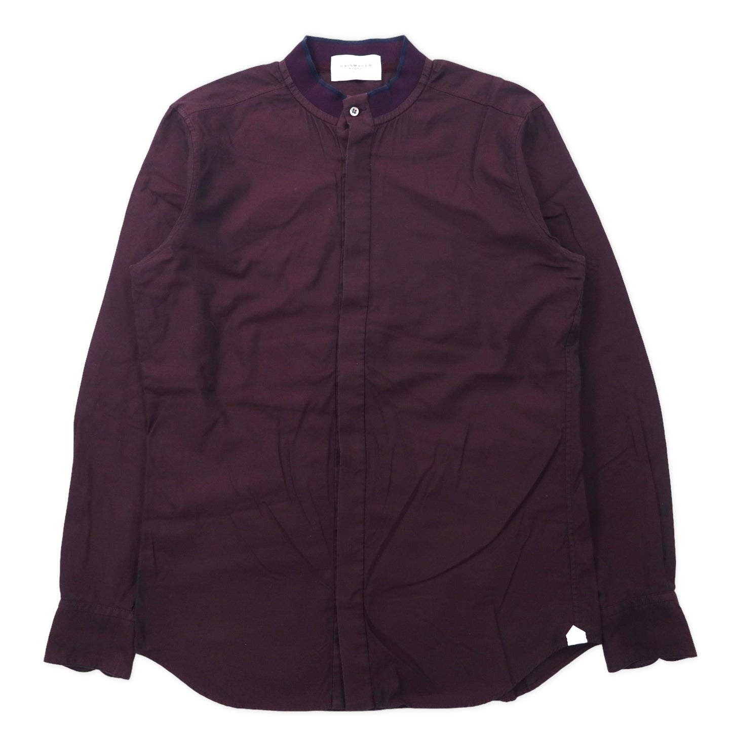 RAINMAKER KYOTO Shirt 40-88 Bordeaux Cotton RM162-010 Japan MADE