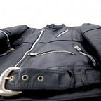 HARLEY DAVIDSON Double Riders Jacket Leather Jacket Size 38 Black Cowhide