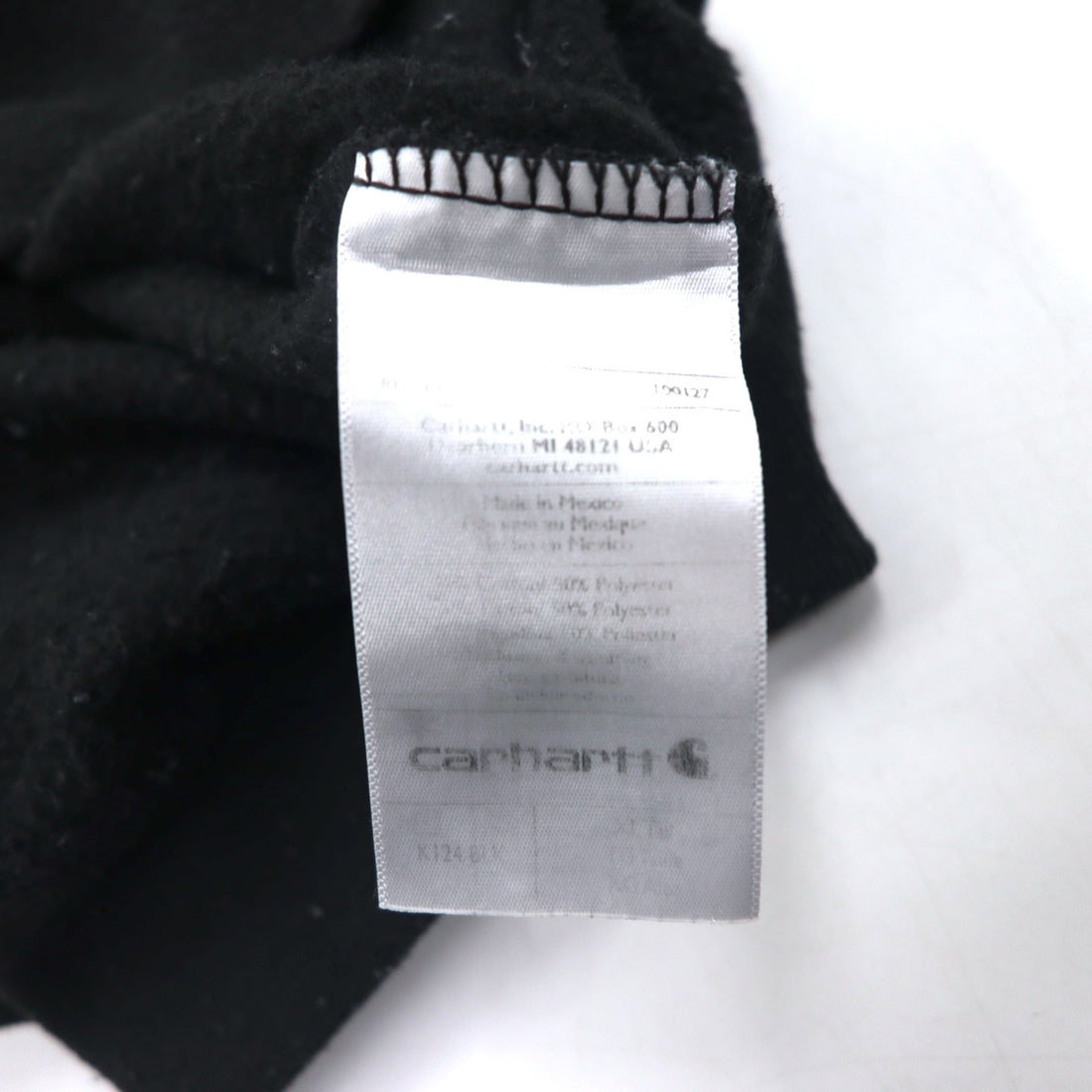 Carhartt Crewneck Sweatshirt XL Black MIDWEIGHT CREWNECK SWEATSHIRT K124 Made in Mexico
