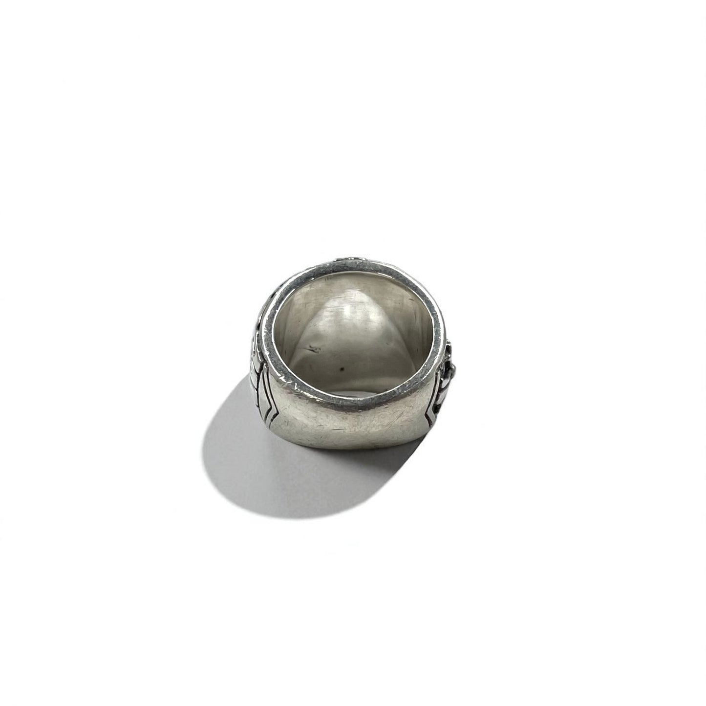 A&G カレッジリング 指輪 16号 シルバー 925 タイガーアイ