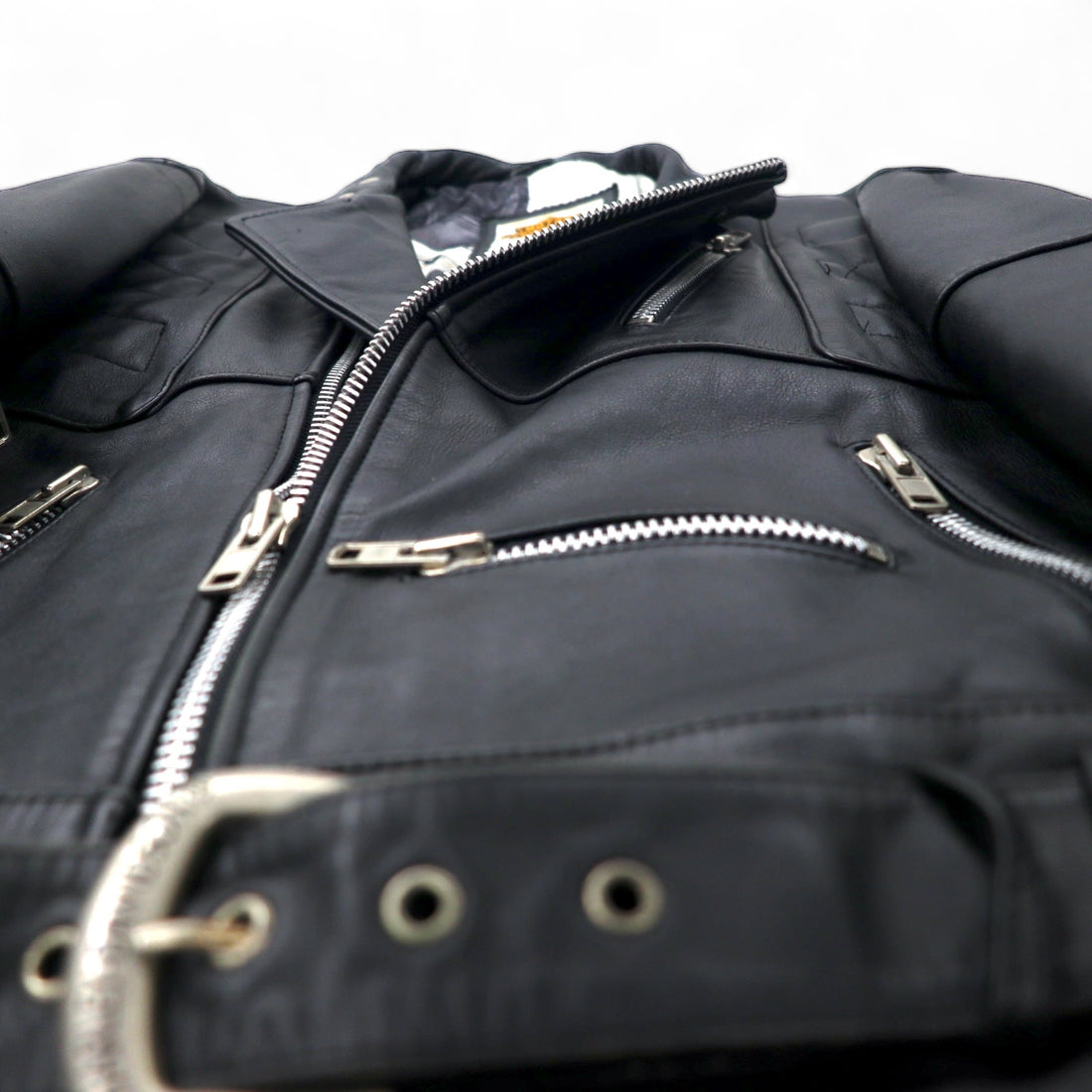 HARLEY DAVIDSON Double Riders Jacket Leather Jacket Size 38 Black Cowhide