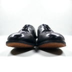 Johnston &amp; Murphy USA Heritage Cap Toe Straight Tip Dress Shoes, Size 27.5cm, Black Leather, 13436 15-1161 603N