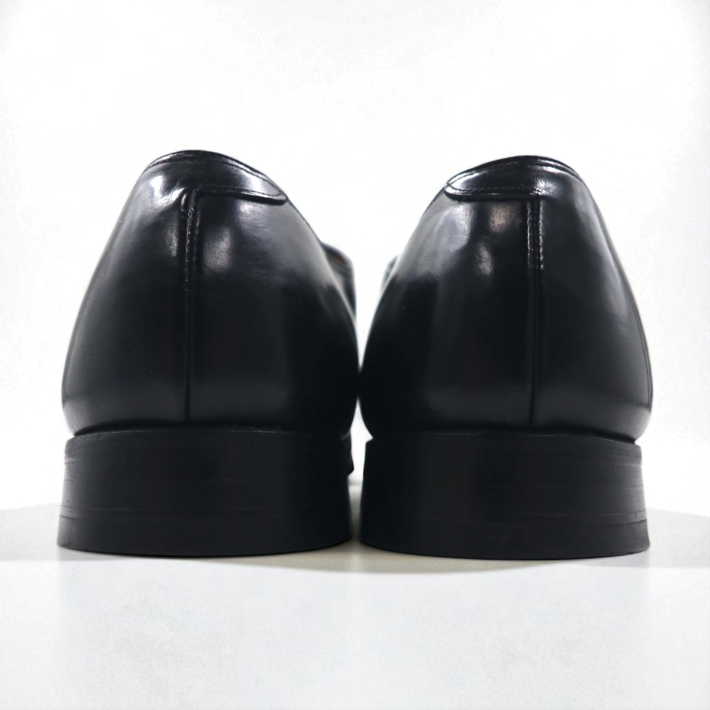 Johnston & Murphy USA製 Heritage キャップトゥ ストレートチップ ドレスシューズ 27.5cm ブラック レザー 13436 15-1161 603N