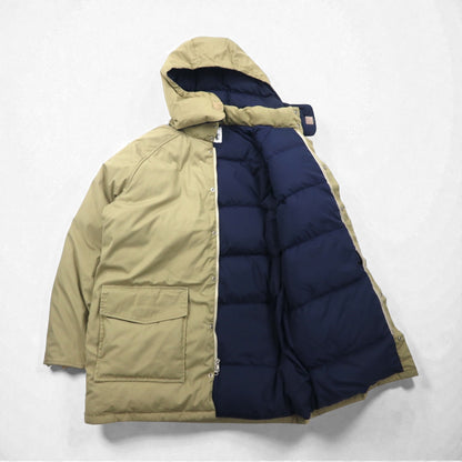 Woolrich 80年代 65/35クロス ボリューム ダウンジャケット XL ベージュ 白タグ フード着脱 ドローコード