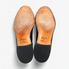 Johnston &amp; Murphy USA Heritage Cap Toe Straight Tip Dress Shoes, Size 27.5cm, Black Leather, 13436 15-1161 603N