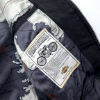 HARLEY DAVIDSON Double Riders Jacket Leather Jacket Size 38 Black Cowhide