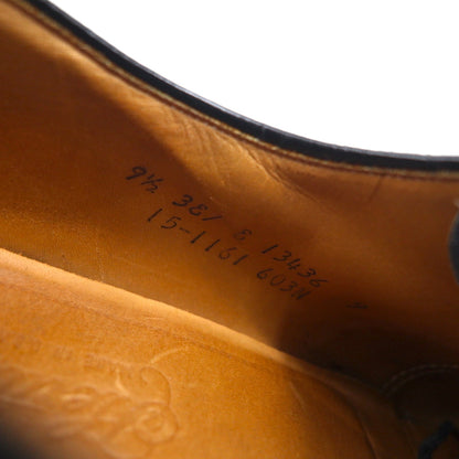 Johnston & Murphy USA製 Heritage キャップトゥ ストレートチップ ドレスシューズ 27.5cm ブラック レザー 13436 15-1161 603N