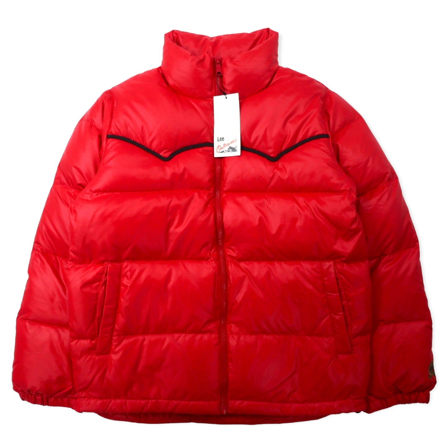 LEE OUTERWEAR PUFFER JACKET M Red Nylon 19410-209 Unused – 日本然リトテ