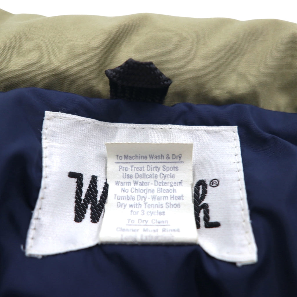 Woolrich 80年代 65/35クロス ボリューム ダウンジャケット XL ベージュ 白タグ フード着脱 ドローコード