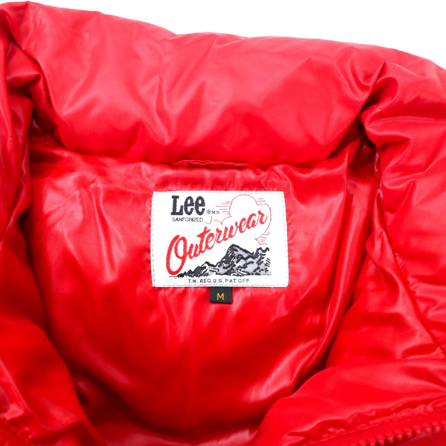 LEE OUTERWEAR PUFFER JACKET M Red Nylon 19410-209 Unused – 日本然 