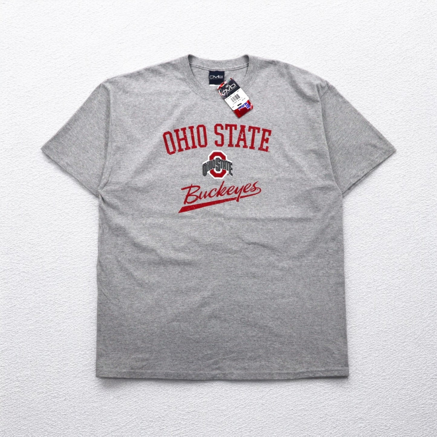 ovd old varsity brand college print T-shirt XL gray NCAA OHIO STATE Buckeyes unused