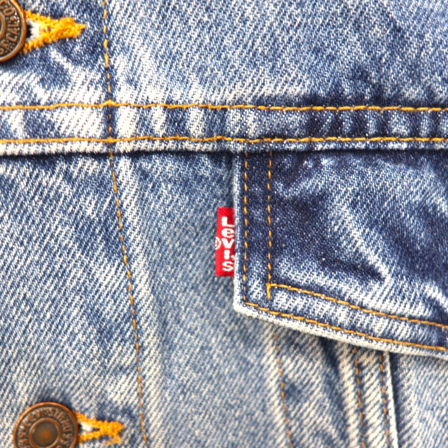 Levi's USA-Made Relaxed Trucker Denim Trucker Jacket, Size L, Indigo and Blue, 70507-0389