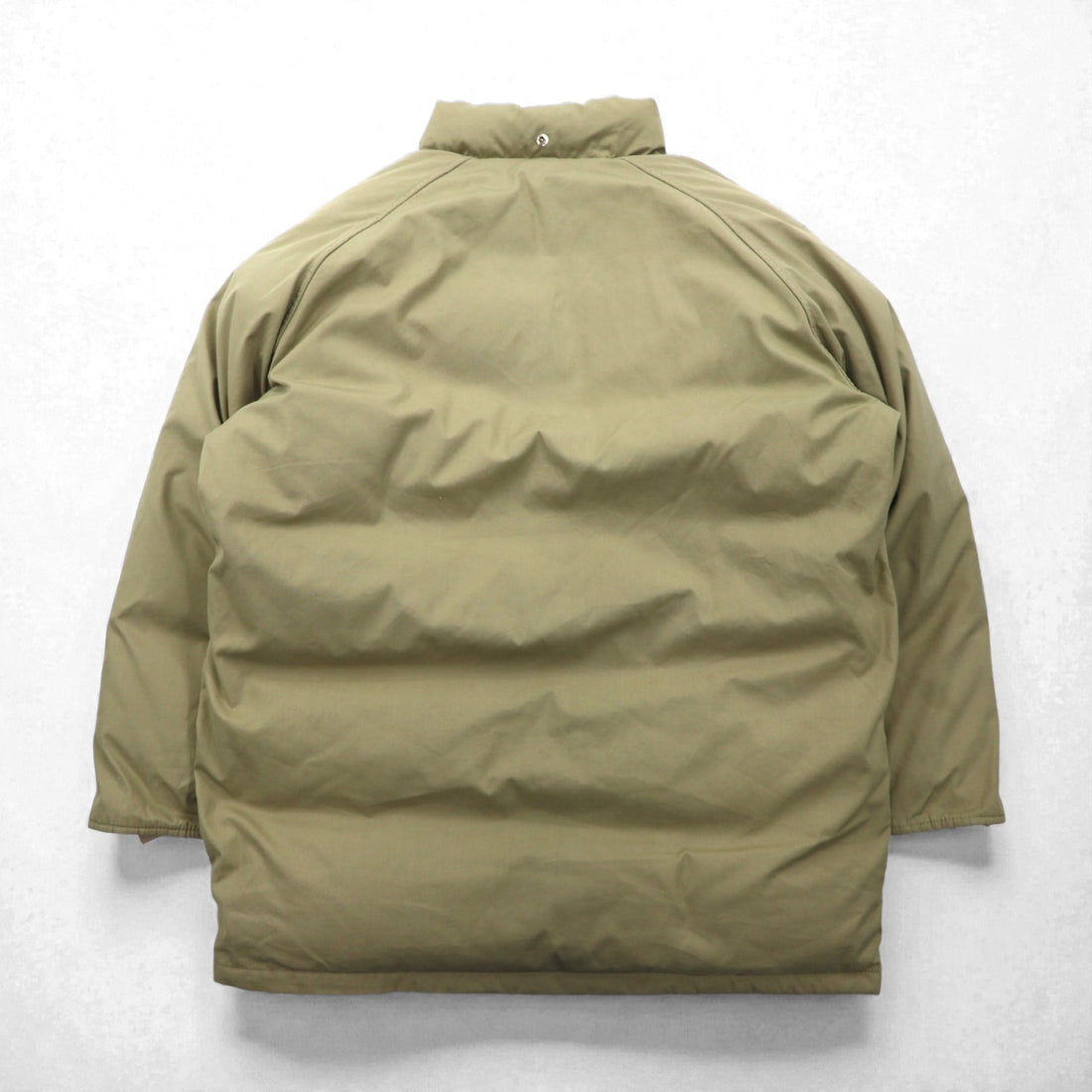 Woolrich 80s 65/35 Cross Volume Down Jacket, XL, Beige, White Tag, Removable Hood, Drawcord