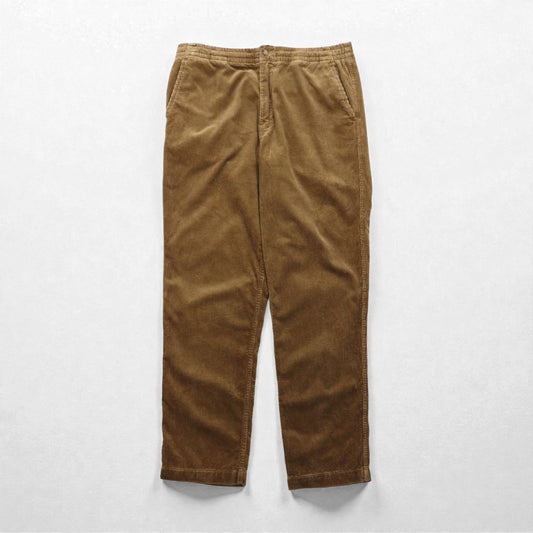 Polo Ralph Lauren イージー スラックス コーデュロイ チノパンツ L ベージュ 太畝 テーパード ダブルカフス