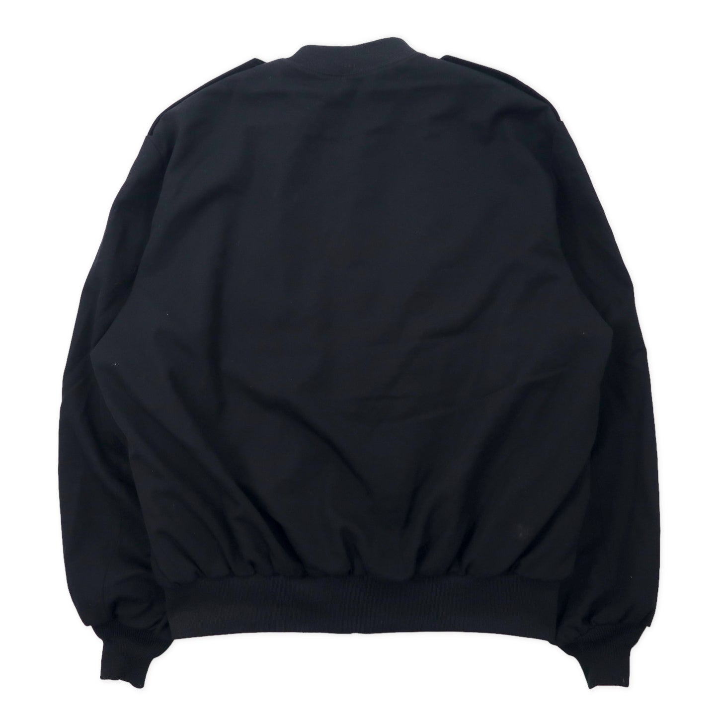 US NAVY WINDBREAKER JACKET 90年代 オフィサージャケット XL ブラック ポリエステル ウール ライナー着脱式 ミリタリー