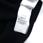 POLO RALPH LAUREN メッシュニット ピマコットン フルジップ セーター XXL ブラック スモールポニー刺繍