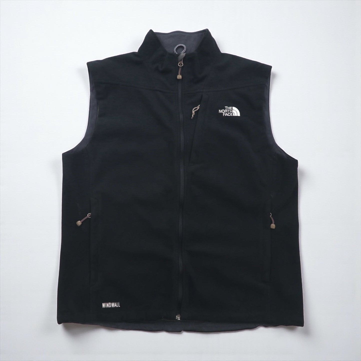THE NORTH FACE フルジップ フリース ベスト L ブラック WINDWALL ポリエステル