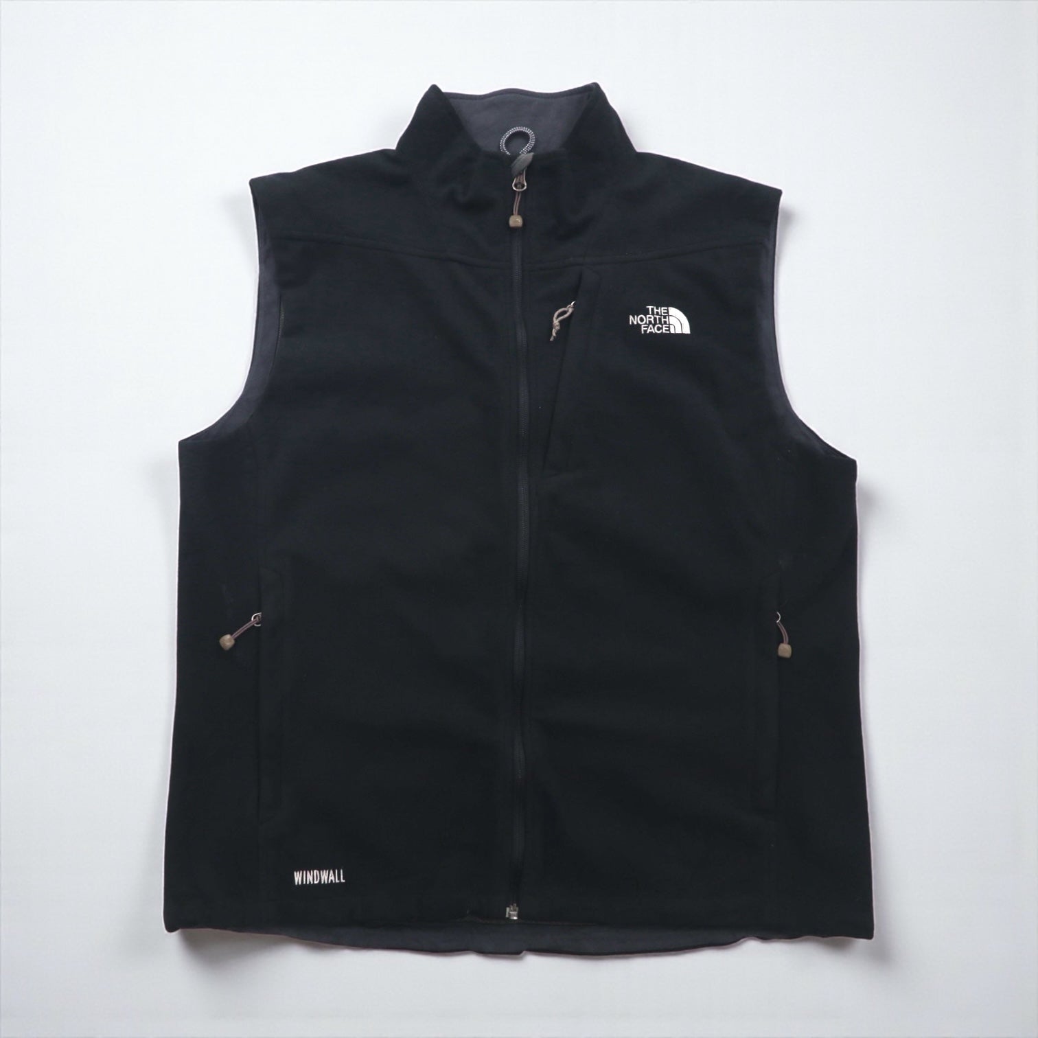 THE NORTH FACE フルジップ フリース ベスト L ブラック WINDWALL ポリエステル