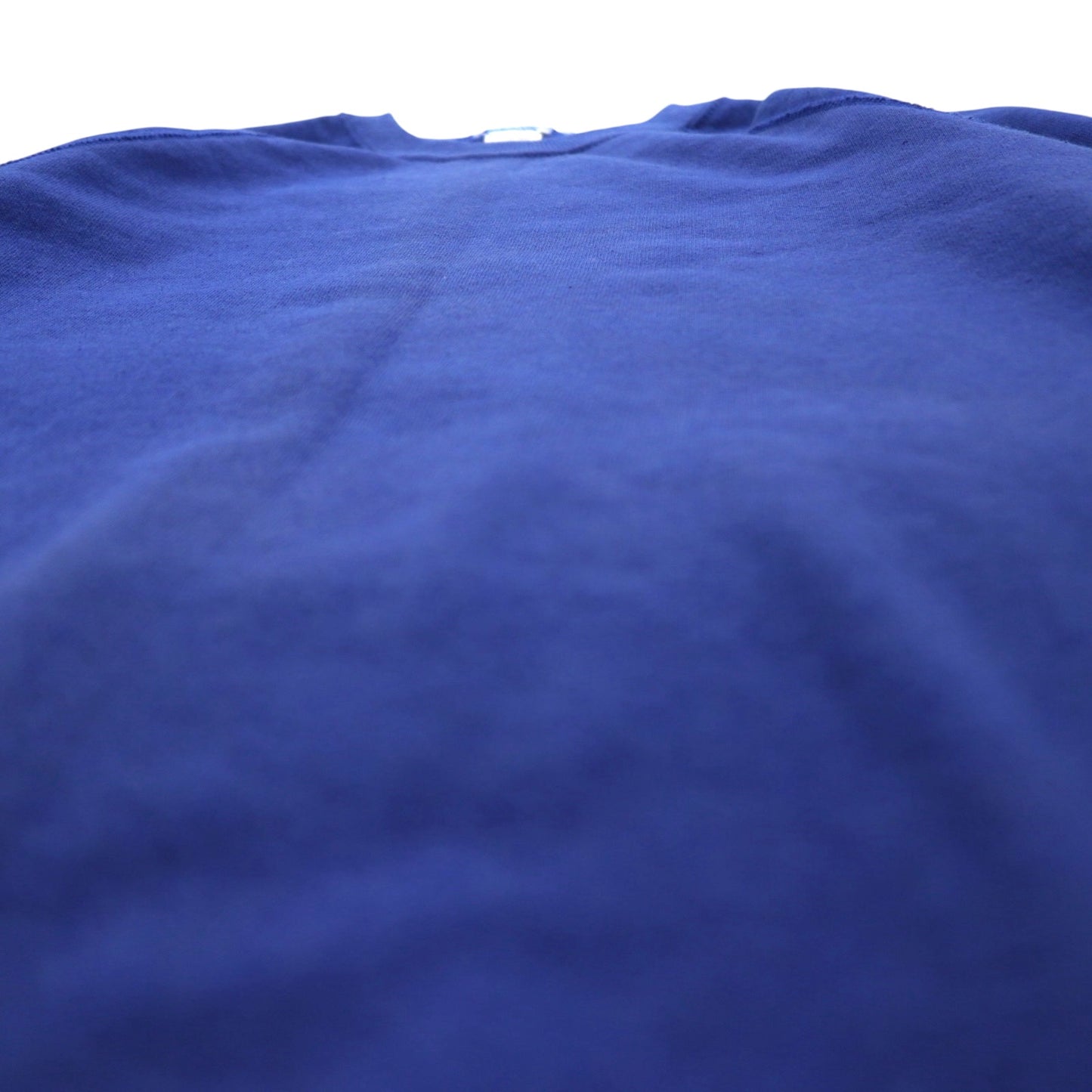 USA製 90年代 ブランク スウェットシャツ トレーナー XL ブルー 無地 コットン 裏起毛