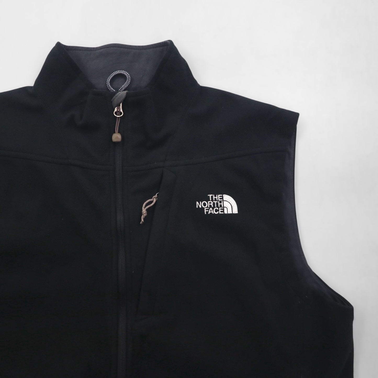 THE NORTH FACE フルジップ フリース ベスト L ブラック WINDWALL ポリエステル