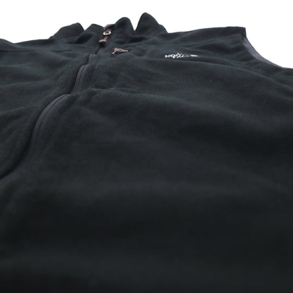 THE NORTH FACE フルジップ フリース ベスト L ブラック WINDWALL ポリエステル