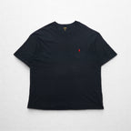 POLO RALPH LAUREN ポケット付き Tシャツ ポケTee 3XL ブラック スモールポニー刺繍