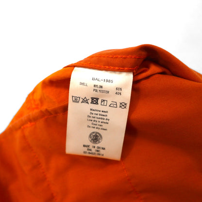 BAL (balanceweardesign) Washed Nylon Zip Overalls, Size M, Orange, BAL-1985