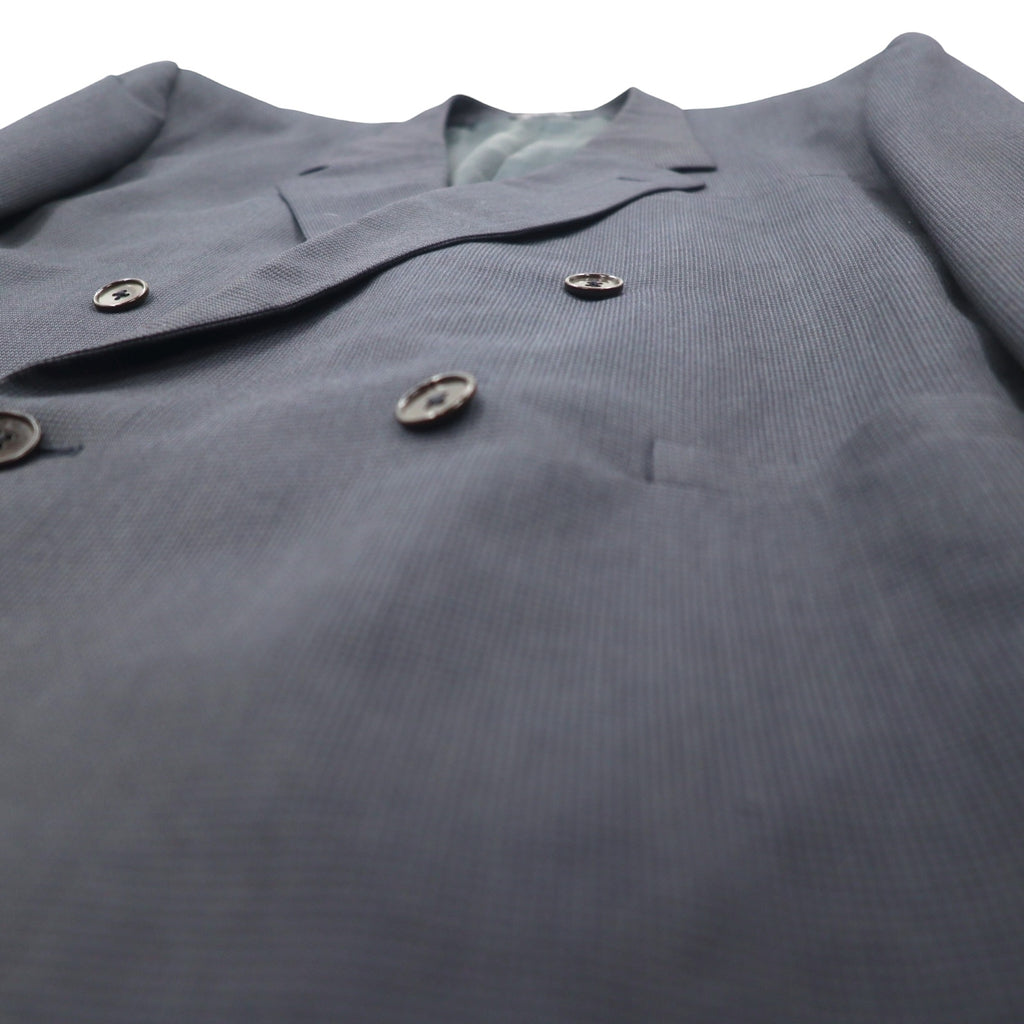 Gianni Versace Italian made old double tailored jacket L grey wool
