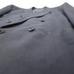 Gianni Versace Italian made old double tailored jacket L grey wool