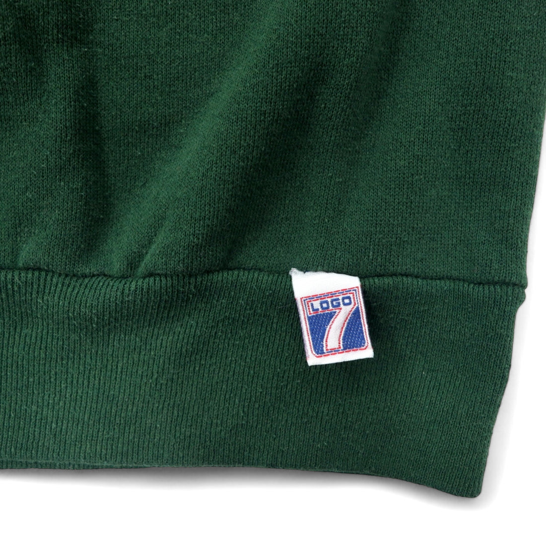Made in USA 90s LOGO 7 NFL Print Sweatshirt L Green Cotton GREEN BAY PACKERS
