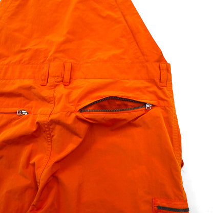 BAL (balanceweardesign) Washed Nylon Zip Overalls, Size M, Orange, BAL-1985