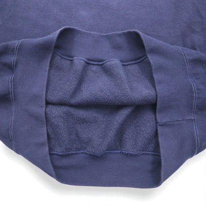 90s OARSMAN College Print Pullover Hoodie, Size XL, Navy, Fleece-Lined, TVCC Arch Logo, Made in Mexico