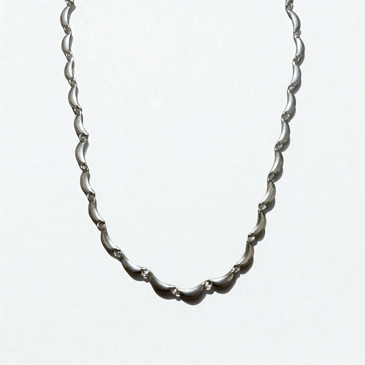 Vintage Silver Necklace クレセント デザイン ネックレス シルバー 925