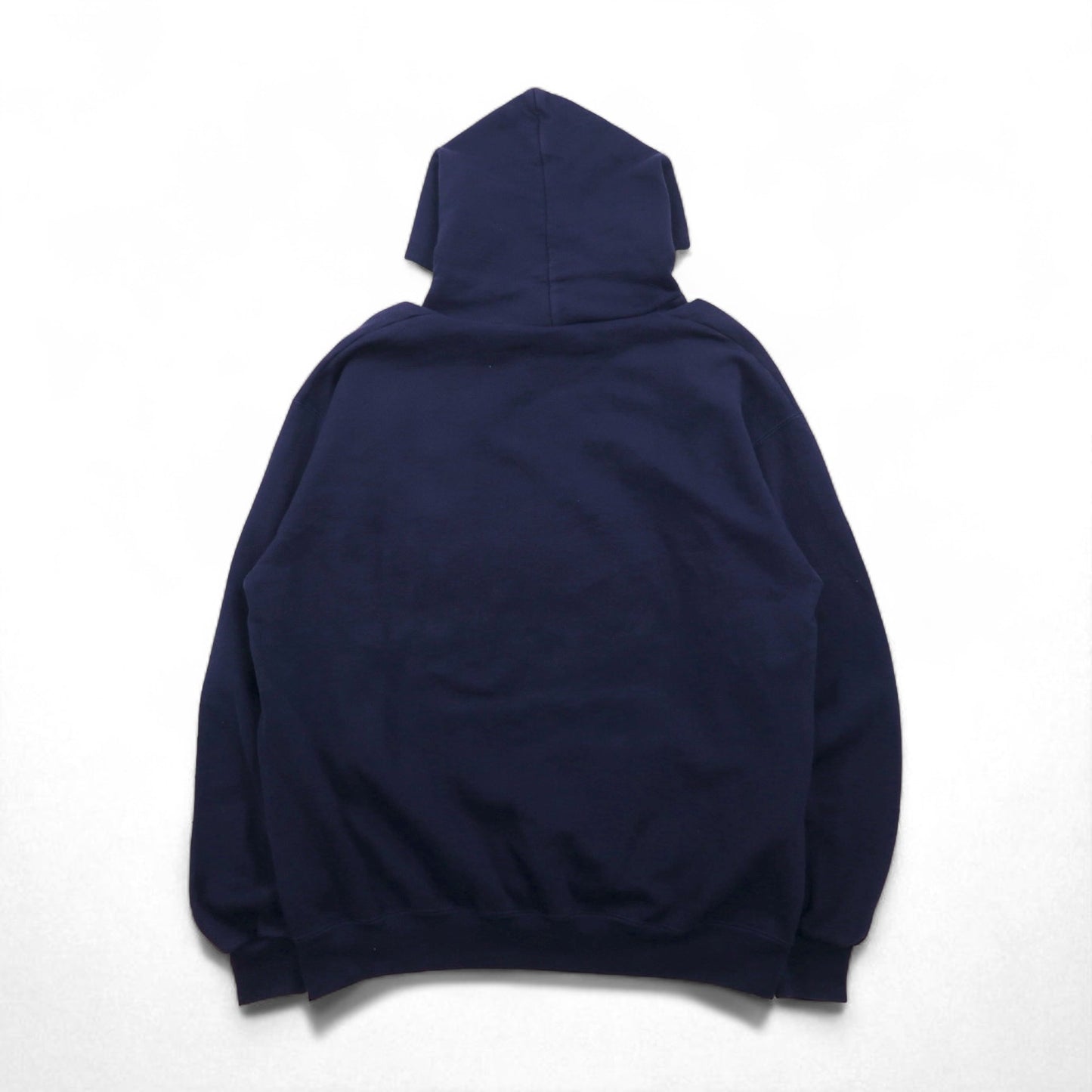 90s OARSMAN College Print Pullover Hoodie, Size XL, Navy, Fleece-Lined, TVCC Arch Logo, Made in Mexico