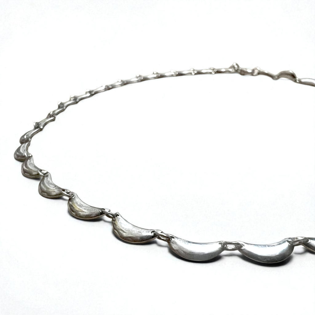Vintage Silver Necklace クレセント デザイン ネックレス シルバー 925