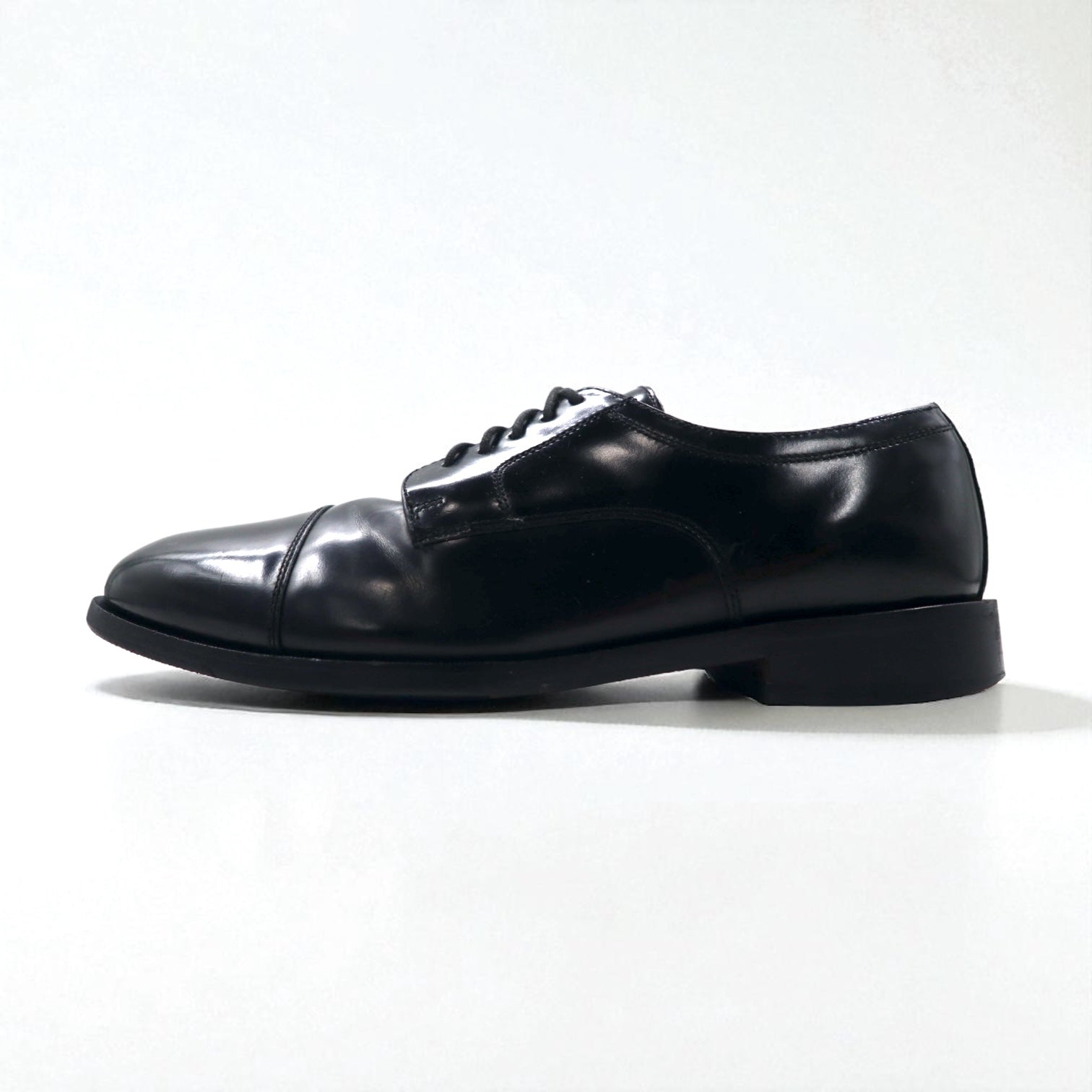 NUNN BUSH 90s DRESS FLEX Straight-Tip Dress Shoes, Size 27cm, Black Leather, 81554 332052