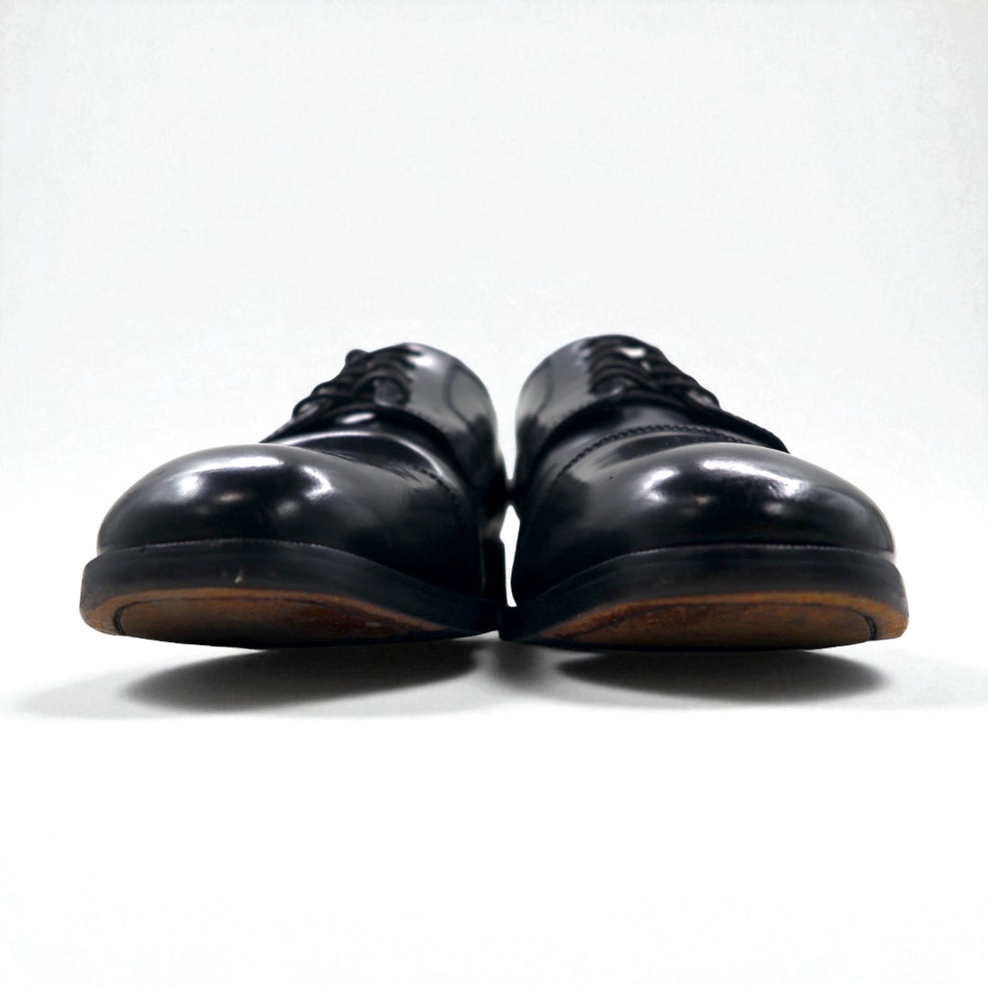 NUNN BUSH 90s DRESS FLEX Straight-Tip Dress Shoes, Size 27cm, Black Leather, 81554 332052
