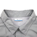 Columbia PFG オムニシェード OMNI-SHADE スラックタイドキャンプシャツ フィッシングシャツ XL グレー ポリエステル FM7042