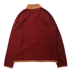 THE NORTH FACE Half Zip Fleece Jacket M Red Polyester